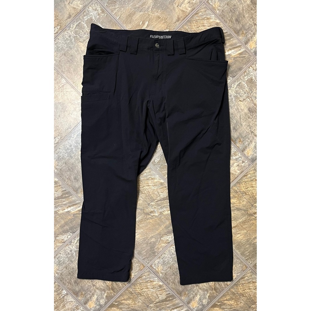 Duluth Trading Co Flexpedition Pants Mens 42x30 Black Nylon Stretch Hiking
